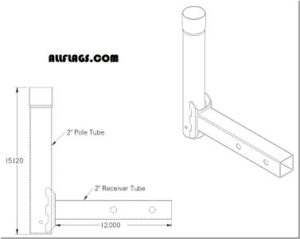 Receiver Mount For High Pole