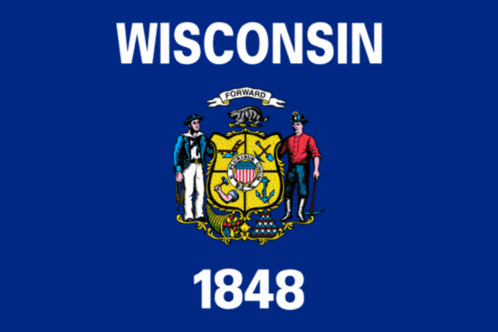 State Flag - Wisconsin