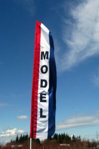 Feather Flags 3' x 12' - Advertising